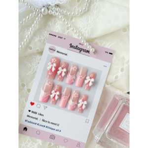 Autocollants pour ongles en résine Sweet Bloom, design élégant pour les ongles - Product Image 2