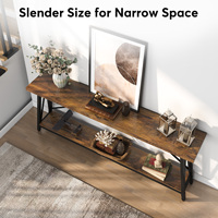 Salon en bois Hall d'entrée Meubles Simple Couloir Console Table Conception