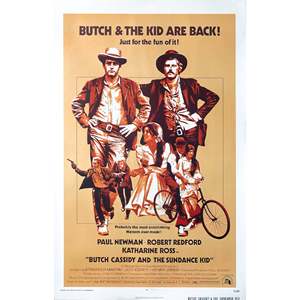 Butch Cassidy and the Sundance Kid Wall Art Durable Paper Material - Product Image 1