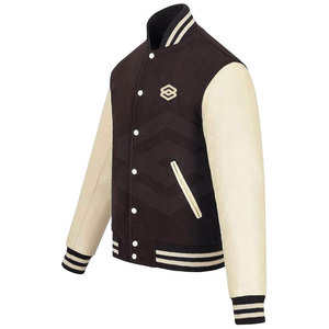 Chaqueta Letterman de Manga Larga con Cuello Alto y Estampado Personalizado de Alta Calidad, Diseño de Moda Más Vendido en 2025 - Product Image 2