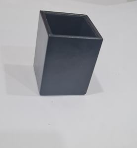 Black PU Leather Square <b>Pen</b> Stand and Stationery <b>Holder</b> High Quality Durable <b>for</b> Office and Home <b>Desk</b> - Product Image 5