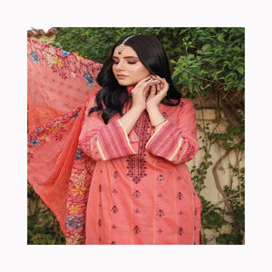 2024 última llegada pesado Georgette bordado piedra trabajo indio paquistaní vestido de boda Salwar Kameez Dupatta traje hecho - Product Image 6