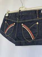 Dsquared2 Short en jean bleu foncé moderne en coton, taille basse, taille personnalisée, fait main, Ms-wc-001