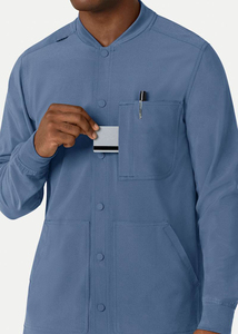 Nuevo estilo uniforme hombres Scrubs conjuntos moda elegante Scrubs venta al por mayor personalizado médico enfermera uniforme manga corta para hombres - Product Image 2