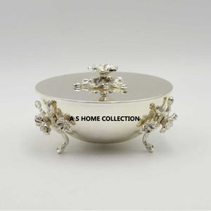 Qualité supérieure Décoratif Métal fleur branche émail couleur fantaisie Design Service Vaisselle Bol - Product Image 6