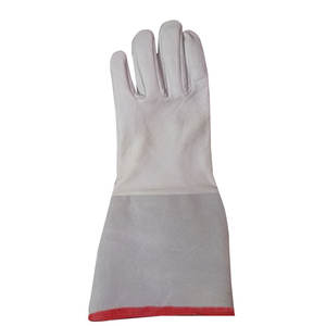 Gants de soudage MIG industriels résistants à la chaleur extrême, en cuir de sécurité, antistatiques, respirants, durables, entièrement recouverts de la paume - Product Image 2