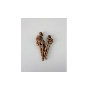 Cuchara de miel de madera en forma de corazón hecho a mano producto más vendido personalizado fabricación al por mayor de La India - Product Image 4