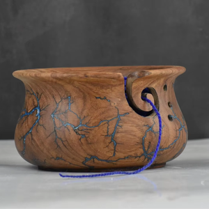 ชามไหมพรมโรสวู้ดทำด้วยมือชามไหมพรมลายลิคเทนเบิร์กอีพ็อกซี่ใช้งานได้ของขวัญคริสต์มาสและของขวัญวันแม่ - Product Image 1