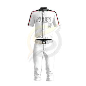 Uniforme de béisbol con logotipo personalizado para hombre, uniforme de béisbol con diseño personalizado en diferentes colores - Product Image 4