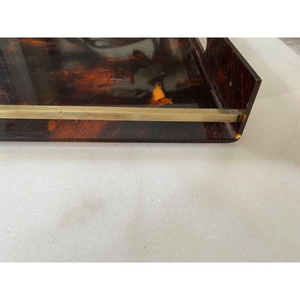 Bandeja de cuerno artística para un arreglo de servicio único, perfecta para casas contemporáneas, fiestas elegantes y entretenimiento de lujo - Product Image 5