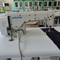Machine à coudre industrielle informatisée à une aiguille Jack Xunlie, machine à point noué d'occasion pour tissus lourds