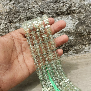 Perles de pierres précieuses en améthyste verte, nouvelles tendances, perles rondes lisses, 10 mm, perles d'améthyste naturelle pour la fabrication de bijoux, vente en gros - Product Image 2