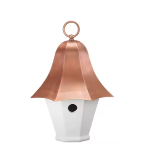 Casa de pájaros de Metal para delicia de pájaros pequeños para decoración de jardín y balcón al aire libre Casa de pájaros de Metal Premium de la más alta calidad - Product Image 1