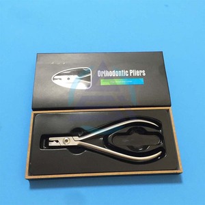 Juego de alicates dentales de ortodoncia TC, alicates de ligadura de cortador de extremo distal plano Manual para alambres de arco, instrumentos quirúrgicos - Product Image 6
