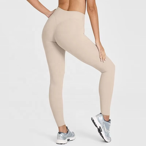 Leggings de Yoga de Cintura Alta para Mujer, Transpirables, con Costuras Reforzadas, Diseño Casual, con Logotipo Personalizado, Efecto Levanta Glúteos, para Gimnasio y Entrenamiento - Product Image 1