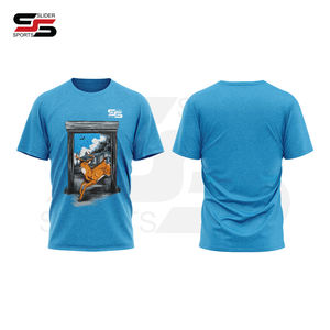 Haute qualité personnalisé coton lourd Streetwear graphique t-shirt imprimé DTG manches courtes Baggy personnalisé recadrée Boxy t-shirt hommes - Product Image 6