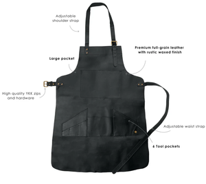 Delantal de soldadura de cuero hecho a medida, guantes, babero de cuero dividido de vaca, delantal para hombres, ropa de soldadura resistente duradera - Product Image 2