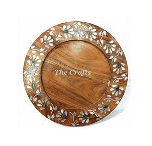 Assiette de dattes à dessert au design avantageux en bois et assiette à chocolat de travail Mother Of Peal pour la vaisselle - Product Image 4