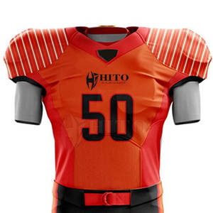 Paquete de uniforme de fútbol americano con gráficos personalizados Logotipo personalizado Uniforme de fútbol americano para equipos deportivos - Product Image 3