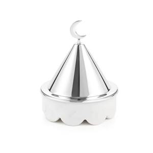 Eid Artículo Hermosa base de mármol clásica con tapa de metal en forma de cúpula y perilla de Luna Más lindo Mini cazuela ecológica - Product Image 6