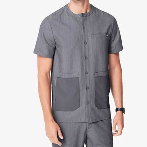 Tenues d'infirmière pour clinique dentaire, ensembles de blouses médicales à manches courtes, uniformes pour femmes et hommes, uniformes chirurgicaux pour hôpital - Product Image 5