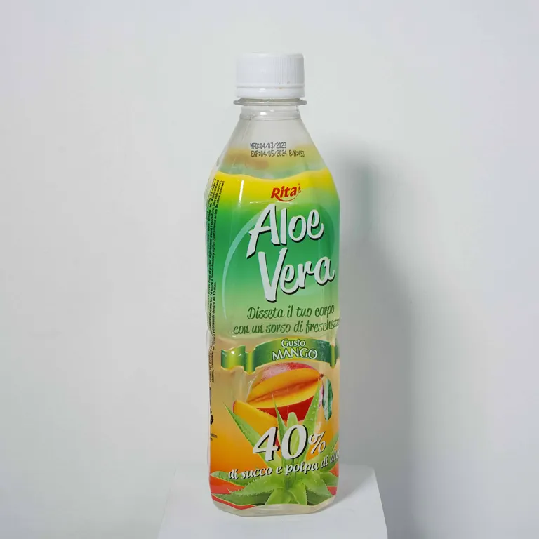 Aloe vera Getränk zum Vermeidung von Dehydration mit Pulpe von einem seriösen Hersteller erst Drink Aloe vera