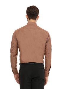 High Quality Mens Brown Button Down Shirt for Casual Wear Workwear <b>Travel</b> and Outdoor Use Available for Affordable Price - Product Image 3