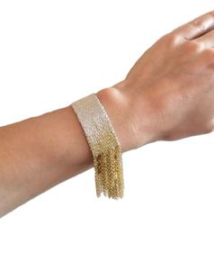 Bracelet manchette brodé de perles de rocaille faites à la main vente en gros de bracelet manchette de perles de rocaille de logo personnalisé fabricant - Product Image 6