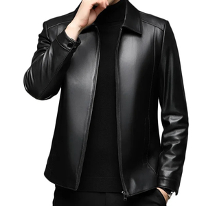 Nouvelle Arrivée : Blouson Homme Hiver en Cuir Véritable et Toile, Coupe-Vent, Écologique, Séchage Rapide, Respirant, Qualité Supérieure - Product Image 5