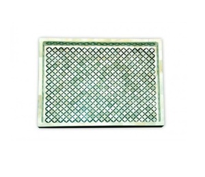 Plateau d'incrustation d'os de haute qualité pour décorations d'hôtel Plateau de service cyan verdâtre de qualité supérieure pour récipient alimentaire Rectangle à usage domestique - Product Image 3