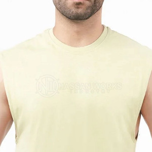 Nuevas Camisetas de Gimnasio para Hombre - Talla/Diseño/Color Personalizables 100% Algodón Transpirable y Ecológico Servicio OEM - Product Image 2