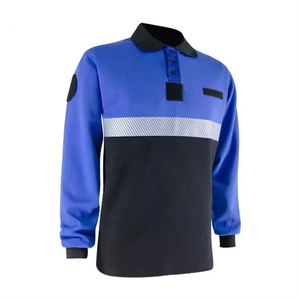 2025 último producto, Piqué de secado rápido transpirable, dos tonos, alta visibilidad, polos de seguridad reflectantes, camisa de seguridad de manga larga - Product Image 2