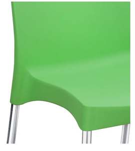 Silla de cafetería convertible de metal y plástico de diseño minimalista para uso en comedor o muebles para el hogar - Product Image 5