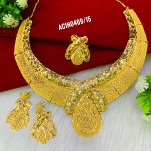 ชุดสร้อยคอชุบทองดีไซน์ใหม่ออกแบบออนไลน์เครื่องประดับแฟชั่นชุดสร้อยคอชุบทอง-ซื้อออนไลน์... - Product Image 4