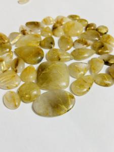 คุณภาพสูงเกรด AAA แร่ควอตซ์สีทองธรรมชาติอัญมณีหลวมสำหรับการทำเครื่องประดับทำหลุมอัญมณีขนาดตามสั่ง - Product Image 5