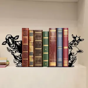 Porte-livre décoratif 3D moderne et antique, en métal robuste, sculpture chinoise, Zahid Exports - Product Image 2