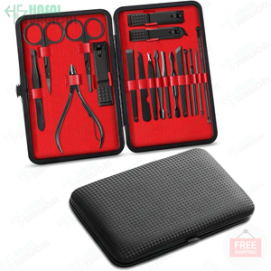 Ensemble coupe-ongles en acier inoxydable coupe-ongles outil de pédicure Kit de soins des ongles de toilettage ensemble de manucure professionnel - Product Image 2