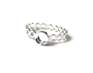 2025 lunette ronde tasse anneau blanc bulle bande 6mm 8mm 10mm solide 925 en argent Sterling bijoux à bricoler soi-même Base à la main pour hommes femmes - Product Image 5