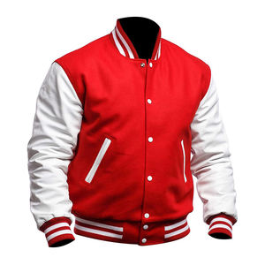 Letterman College veste de baseball pour hommes plaine 100% laine veste en gros nouveau Design Varsity veste respirante coupe-vent - Product Image 4