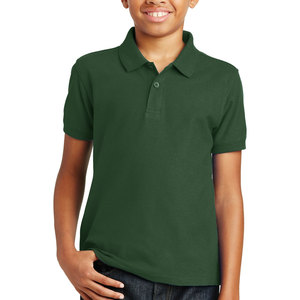 Polo de Piqué para adultos jóvenes (estándar y Husky) Camisa de secado rápido Rendimiento Jersey de manga corta de piqué Camisa de piqué de algodón ajustada - Product Image 5