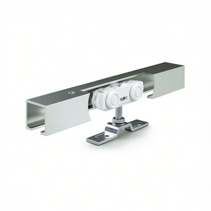 Système coulissant complet Rollan 40 NT 40 kg, tringle à rideaux mur/plafond 2800 mm, accessoires pour tringles et rails en bois 50-142 cm - Product Image 3