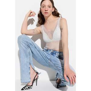 T-shirt décontracté et mignon pour femmes 100% coton Léger et respirant Coupe régulière Col rond Manches longues Tailles XS XXS XL - Product Image 3