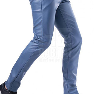 Pantalon en cuir pour homme de qualité supérieure, cuir véritable durable et doux, coupe confortable, style classique - Product Image 6