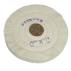 Paños de calicó sin blanquear con centro de cuero cosido de 4 x 40 para herramientas de joyería - Product Image 1