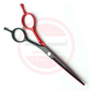 Tijeras de peluquero para cortar el cabello Tijeras de peluquería de acero inoxidable con mango de agarre cómodo - Product Image 4