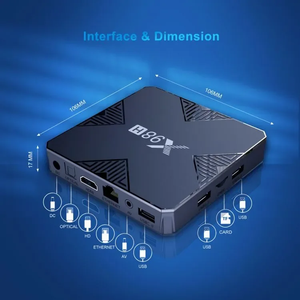 Nouvelle Box <span class=keywords><strong>TV</strong></span> Android X98H PRO 2026 4 Go 64 Go, Box <span class=keywords><strong>TV</strong></span> Intelligente 12 H618 Wi-Fi 2.4G/5Ghz Wifi6 1000M <span class=keywords><strong>4K</strong></span> HD Entrée/Sortie 4 Go 32 Go X98HPRO Décodeur - Product Image 4