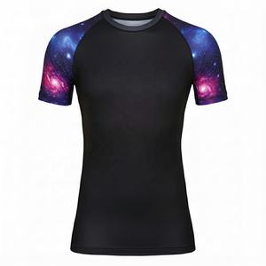 Camisetas de Compresión Rashguard para Hombre, MMA, BJJ, Protección UV UPF50, Secado Rápido, Transpirables, Logotipo Personalizado, Venta al Por Mayor - Product Image 4