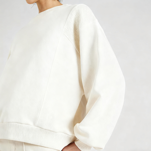 Sweat-shirt à capuche personnalisé OEM pour femmes, hiver, lourd, surdimensionné, décontracté, imprimé, grande taille, logo sur le devant - Product Image 5