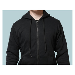 Sudadera con capucha resistente a cortes, rasgaduras y mordeduras, con forro de Dyneema y exterior de algodón, tallas A4, de S a 3XL, color negro. - Product Image 2