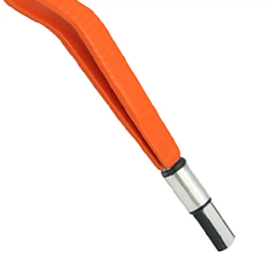 Fórceps bipolares de bayoneta Silver Glide, instrumento quirúrgico reutilizable totalmente antiadherente, fórceps bipolares de bayoneta para uso hospitalario - Product Image 4